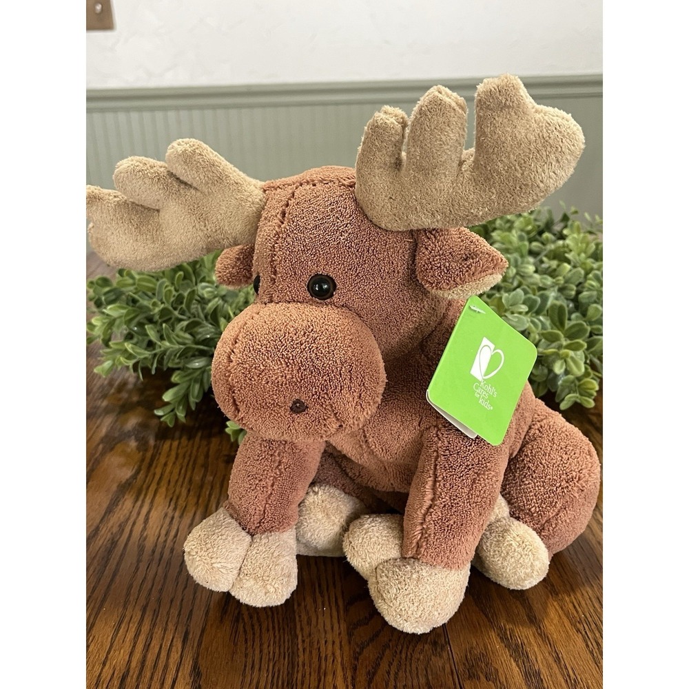 Kohl's Cares Moose Plush If You Give A Moose A Muffin  Brown Stuffed Toy